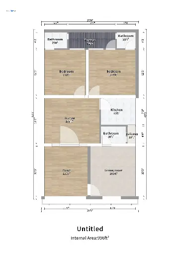 5 Marla house Drawing